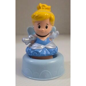 Fisher-Price Little People Disney Princess Cinderella Figure w Blue Throne